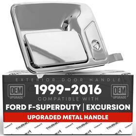 T1a-fd3523zm-fr T1a Front Passenger Door Handle For Ford F-250 F-350 F-450 Excursion - Chrome