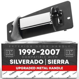 T1a-gm3522ma-rl T1a Extended Cab Rear Driver Door Handle Upgraded Metal - Compatible With 19