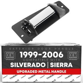 T1a-gm3522ma-rr T1a Extended Cab Rear Passenger Door Handle Upgraded Metal - Compatible With