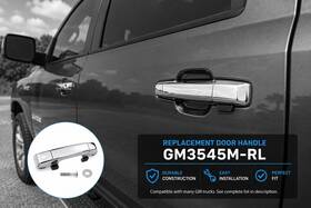 T1a-gm3545zm-rl T1a Gm3545-rl Rear Left Exterior Door Handle Tahoe Yukon Silverado 07-13