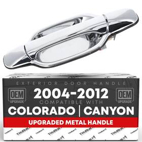 T1a-gm3561zm-rl T1a Rear Driver Door Handle For Chevrolet Colorado Gmc Canyon - Chrome Dr