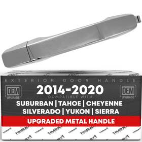 T1a-gm3566zm-frk T1a Front Passenger Door Handle For Chevrolet Silverado Gmc Sierra - Chrome Cov
