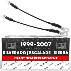 T1a-gmd007-lh T1a Tailgate Cable Set Left And Right For Chevrolet Avalanche Silverado Gmc Sierra