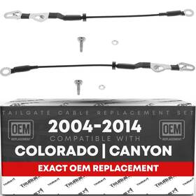 T1a-gmd009-2p T1a Tailgate Cable Replacement Set- Rear Left And Right Side - Compatible With
