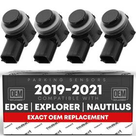 T1a-hu5z15k859aat T1a 4-pc Bumper Parking Aid Sensor Kit For Ford Edge Explorer Lincoln Nautilus