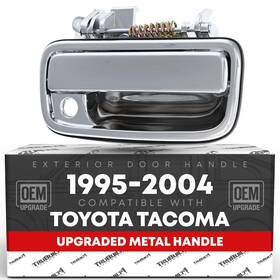 T1a-ty3246zm-rr T1a Rear Passenger Door Handle For Toyota Tacoma - Chrome Plastic Housing