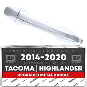 T1a-ty3281zm-frk T1a Exterior Front Passenger Door Handle And Cover Upgraded Metal - Compatible Wit