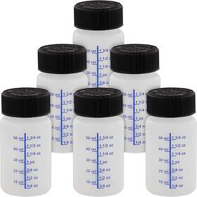 Tcp Global 726084858640 2-ounce Paint Touch-up Bottles With Safety Lids 6 Pack Mixing Ball