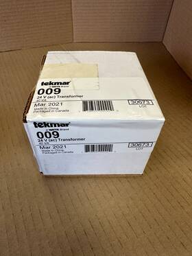 Tekmar 779655000900 009 24 V Ac Transformer 40 Va