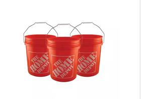 05glhd2 The Home Depot 5 Gal. Homer Bucket 3-pack
