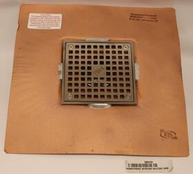 Bdsq2nh Thunderbird - 2in No-hub Square Top Bowl Deck Drain 5in X Bronze