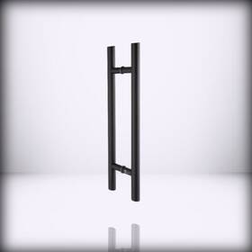 6012bc-600  Togu Hardware 32 Tg-6012 - 24 Solid Standoffs Heavy-duty C Matte Black 24-in Length/1.26-i