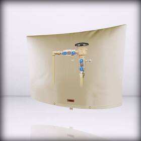 Bpc38-24 Tohonfoo Backflow Preventer Pipe Insulation Cover 5 F - Irri Beige 38 W X 24