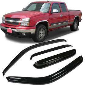 94044 Tonoytim Window Visors Rain Guards Side Wind Deflectors For 1999-2006 Silverado And Sier