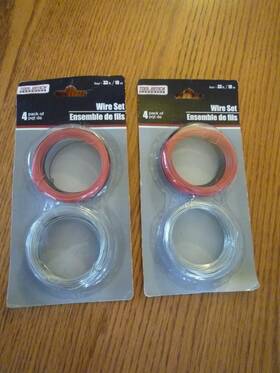 281345 Tool Bench Hardware 2 Packages Of Wire Sets Each Set Has 4 Wires 33ft