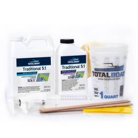 365646 Totalboat 5 1 Marine Epoxy Resin Kit For Bonding Filleting Coating And Lam