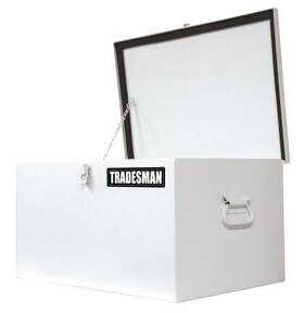 88024t Tradesman 24-inch 16-gauge Steel Job Site Box White