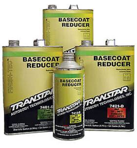 7411-d Transtar Basecoat Reducer Mid 1-gallon