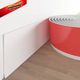 Tridotpul Dt01 Vinyl Wall Base Baseboard Molding Trim 4 Inch 20ft White