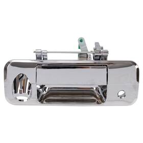 Dha64595 Trq Tailgate Handle Chrome Compatible With 2007-2013 Toyota Tundra