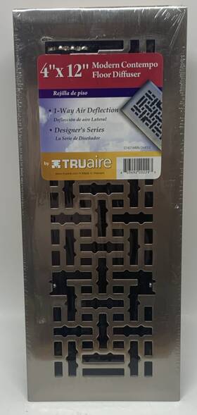 C167-msn Truaire 04x12 New 4 Inch X12 Duct Opening Measurements Decorative Floor Grille