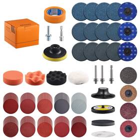 Vps13201 Tshya 133 Pack 3 Inch Sanding Discs For Drill Polishing Die Grinder Attachment Vari
