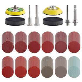 Tshya Vps24401 240pcs 2inch Sanding Discs Pad Variety Kit For Drill Grinder Rotary Too