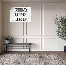 Cst-01a Tualca Peel And Stick Precut Wall Molding Kit - Effortlessly Transform Your White
