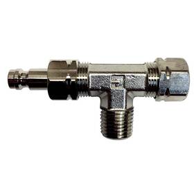 Uflex 702755009078 Tee Fitting With Bleed Nipple F/ib And Stern Drive Cylinders