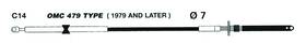 C14x11 Uflex Engine Control Cable 11ft