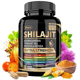 Shilajit-sc01 Uheco Shilajit Supplement With Sea Moss Ashwagandha 1 Count Pack Of 90