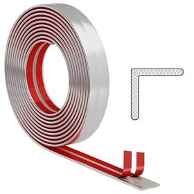 Udyjs305 Umedol 40 Feet Flexible Corner Protector Trim 0.8 Inche Silver