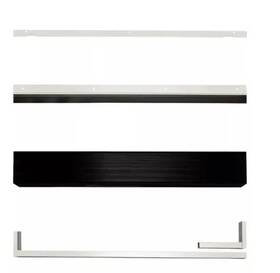 Unique Home Designs 813164011283 White Security Door Seal Kit