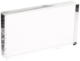 Rcb115-g United Scientific Supplies Clear Glass Rectangular Block 115mm L X 65mm W 20mm Thick