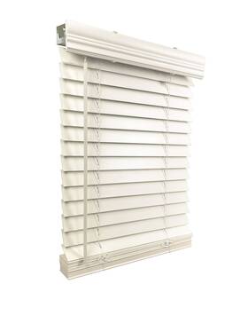 Clf0102240360 Us Window And Floor 2 Inch Cordless Faux Wood Blinds Fit Windows 22 7/8 - 23 1/