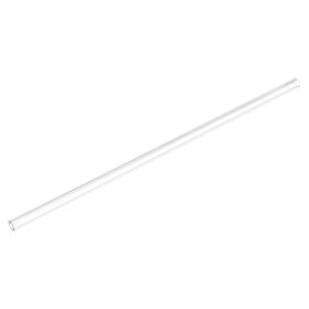 Uxcell 617662073091 2pcs Clear Rigid Tubing Pipe 6mm 1/4 Inch Id X 10mm 3/8 Od 305mm Plastic Tube