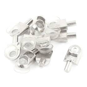 Uxcell 693974074674 Home Glass Shelf Suction Cup Support Holder Metal Pin 5mm Dia 10set
