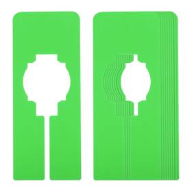 Uxcell 724117237486 10pcs Clothes Dividers Clothing Rack Rectangle Separator Green
