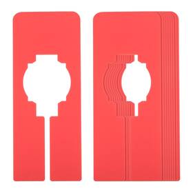 Uxcell 724117237523 10pcs Clothes Dividers Clothing Rack Rectangle Separator Red