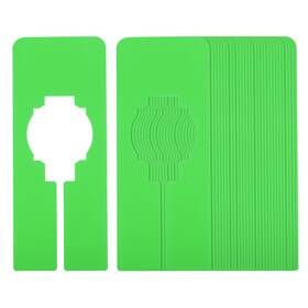 Uxcell 724117237646 30pcs Clothes Dividers Clothing Rack Rectangle Separator Green