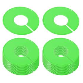 Uxcell 724117237813 30pcs Clothes Dividers Clothing Rack Size Round Separator Green