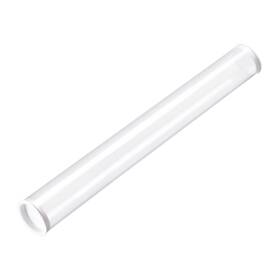 Uxcell 747709015354 Pc Rigid Round Clear Tubing 26mmx28mmx300mm Storage Tube With Lids