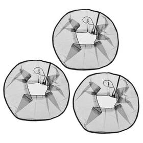 Uxcell 782685583640 3pcs Mesh Electric Fan Dust Cover 16 Inch Dustproof For Protection Black