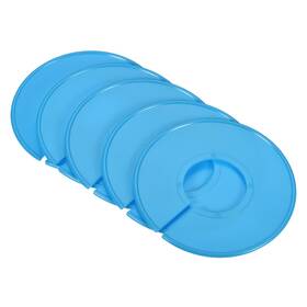 Uxcell 782685771825 10pcs Clothes Dividers Blank Round Clothing Wardrobe Size Separators Light Blue