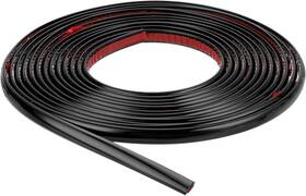 A24042700ux0725 Uxcell Peel And Stick Trim 0.4 Inch X 26 Ft Flexible Black