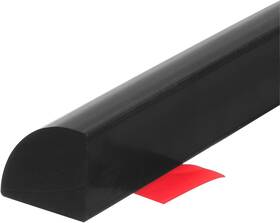 A24052300ux1914 Uxcell Flexible Molding Trim 20 Inch Quarter Round Black