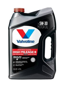 891568 Valvoline High Mileage 150k With Maxlife Plus Technology 5w-30 Motor Oil 5 Qu