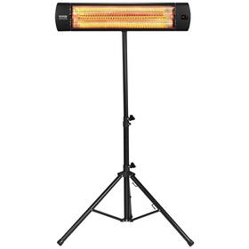 D0102hq45j7 Vevor Infrared Heater 1500w Remote Control Electric Space Led Screen Pa
