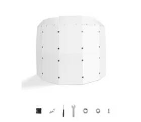 Ddlbgd5pzh2yofp72v0 Vevor Drum Shield 5-panels 2ftx5ft Acrylic Cage With Zinc Alloy Hinges-new Read Ddlbgd5pzh2yofp72v0 Vevor Drum Shield 5-panels 2ftx5ft Acrylic Cage With Zinc Alloy Hinges-new Read