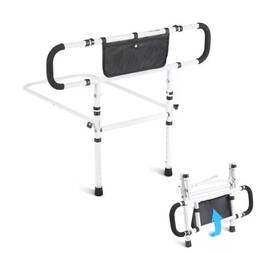 Kzdscbssyssdgiu0mv0 Vevor Bed Assist Rail Foldable 450 Lbs. Loading Side Rails-nob